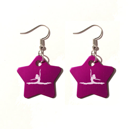 Jazz Leap Metal Earrings