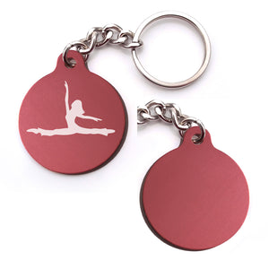 Dance-Themed Key Chain  - Circle (Choose from 6 designs)