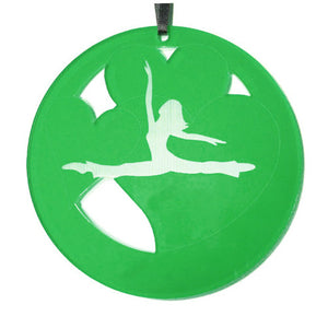 Jazz Valentine Laser-Etched Ornament - Ballet Gift Shop