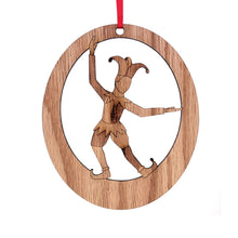 Load image into Gallery viewer, Court Jester Laser-Etched Ornament - Ballet Gift Shop