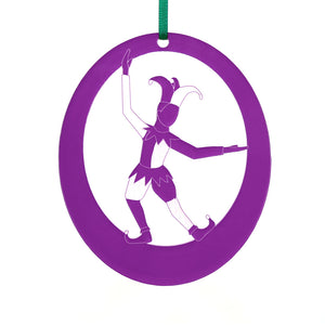 Court Jester Laser-Etched Ornament - Ballet Gift Shop