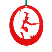 Load image into Gallery viewer, Court Jester Laser-Etched Ornament - Ballet Gift Shop