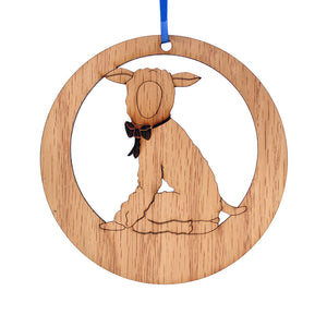 Lamb Laser-Etched Ornament - Ballet Gift Shop