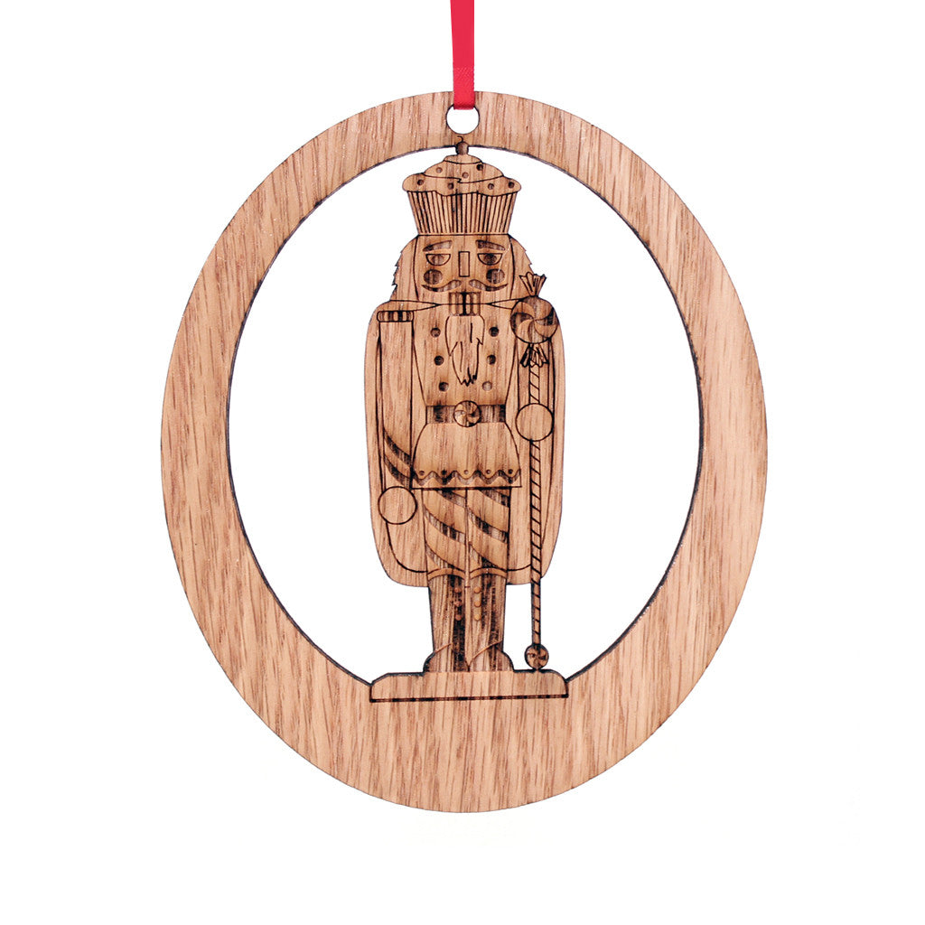 Land of Sweets Nutcracker Laser-Etched Ornament - Ballet Gift Shop