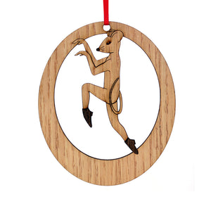 Large Mouse Laser-Etched Ornament - Ballet Gift Shop