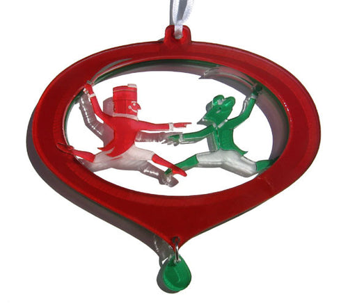 Nutcracker vs. Rat King Layered Ornament - Ballet Gift Shop