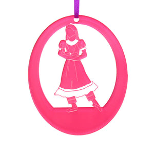 Little Girl at the Party Laser-Etched Ornament - Ballet Gift Shop