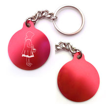 Load image into Gallery viewer, Little Red Riding Hood Key Chain