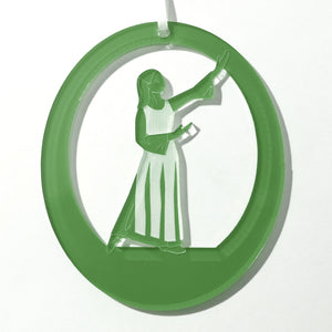 Liturgical Dancer #1 Laser-Etched Ornament