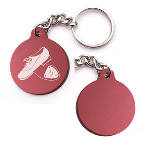 Dance-Themed Key Chain  - Circle (Choose from 6 designs)