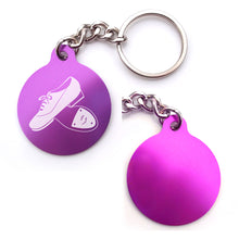 Load image into Gallery viewer, Dance-Themed Key Chain  - Circle (Choose from 6 designs)