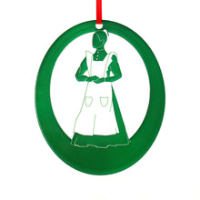 Load image into Gallery viewer, Maid Laser-Etched Ornament - Ballet Gift Shop