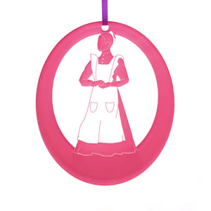 Maid Laser-Etched Ornament - Ballet Gift Shop