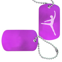 Load image into Gallery viewer, Male Dancer/Cavalier Dance Bag Tag - Ballet Gift Shop