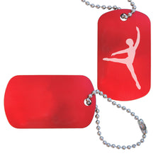 Load image into Gallery viewer, Male Dancer/Cavalier Dance Bag Tag - Ballet Gift Shop