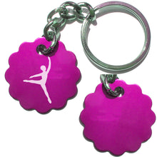 Load image into Gallery viewer, Dance-Themed Key Chain - Flower (Choose from 6 designs)