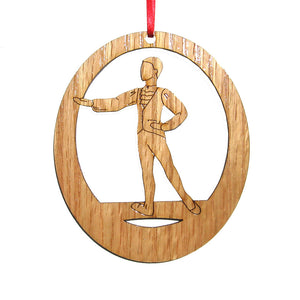 Marzipan Boy Laser-Etched Ornament - Ballet Gift Shop