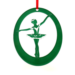 Marzipan Girl Laser-Etched Ornament - Ballet Gift Shop