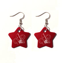 Load image into Gallery viewer, Cheer Megaphone Metal Earrings