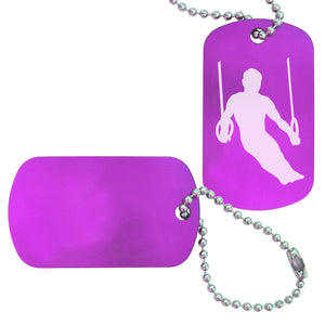 Men's Gymnastics Bag Tag (Choose from 3 designs) - Ballet Gift Shop