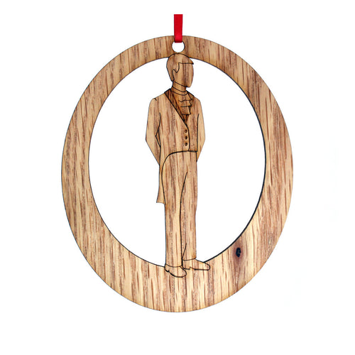 Mr. Silverhaus Laser-Etched Ornament - Ballet Gift Shop