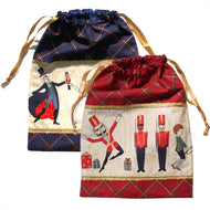 Nutcracker Illustrations Drawstring Tote - Cotton - Ballet Gift Shop