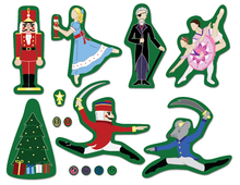 Load image into Gallery viewer, 8x10 Nutcracker Character Removable Decal Sheet - Ballet Gift Shop