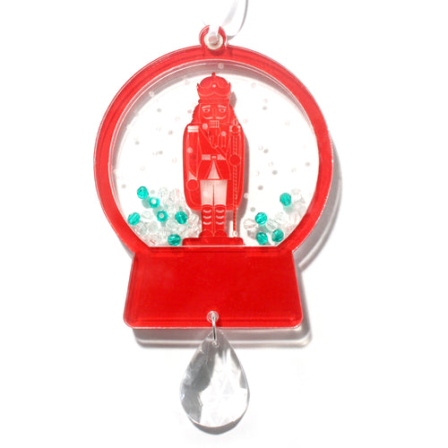 Nutcracker King Snow Globe Ornament