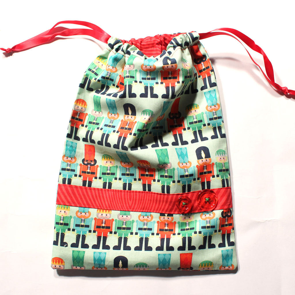 Nutcracker March Drawstring Tote - Ballet Gift Shop