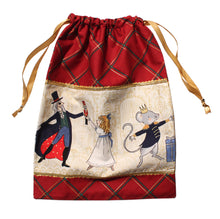 Load image into Gallery viewer, Nutcracker Illustrations Drawstring Tote - Cotton - Ballet Gift Shop
