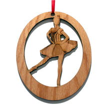 Load image into Gallery viewer, Peppermint Soloist Laser-Etched Ornament - Ballet Gift Shop