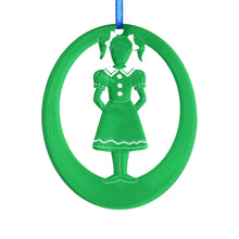 Load image into Gallery viewer, Polichinelle Girl Laser-Etched Ornament - Ballet Gift Shop