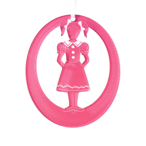 Polichinelle Girl Laser-Etched Ornament - Ballet Gift Shop