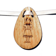 Polichinelle Girl Bouquet Tag