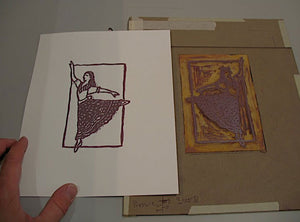 "Arabesque" 5x7 Art Print - Ballet Gift Shop