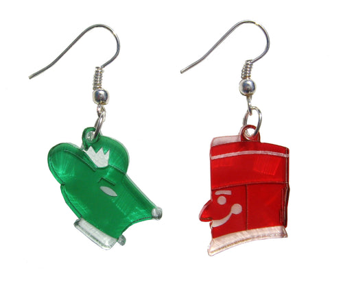 Nutcracker vs Rat King Earrings - Ballet Gift Shop