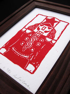 "Red Nutcracker" 5x7 Art Print - Ballet Gift Shop