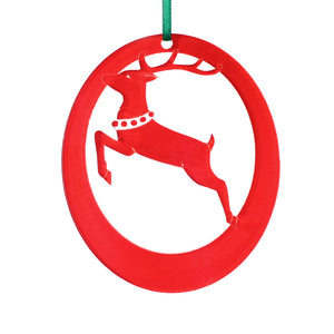 Reindeer Laser-Etched Ornament - Ballet Gift Shop