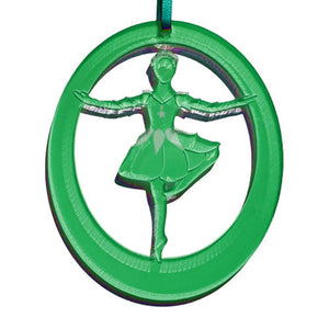 Rose Dancer Laser-Etched Ornament - Ballet Gift Shop