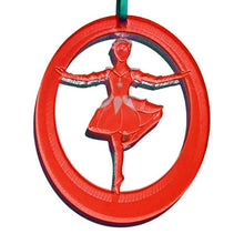 Load image into Gallery viewer, Rose Dancer Laser-Etched Ornament - Ballet Gift Shop