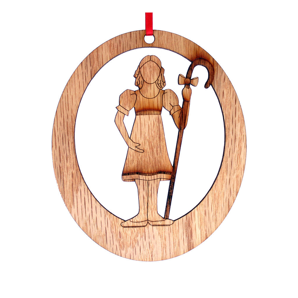 Young Shepherdess Laser-Etched Ornament - Ballet Gift Shop