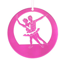 Load image into Gallery viewer, Snow Pas de Deux Laser-Etched Ornament - Ballet Gift Shop
