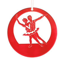 Load image into Gallery viewer, Snow Pas de Deux Laser-Etched Ornament - Ballet Gift Shop