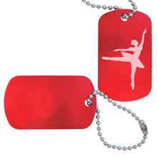 Load image into Gallery viewer, Snow Queen Dance Bag Tag - Ballet Gift Shop