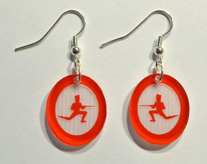 Soldier Silhouette Earrings - Ballet Gift Shop