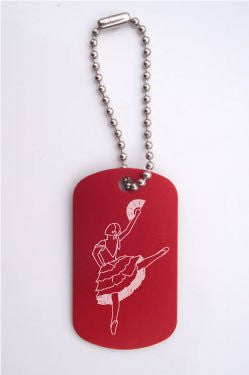 Spanish Chocolate Girl Dance Bag Tag - Ballet Gift Shop