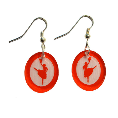 Spanish Chocolate Silhouette Earrings - Ballet Gift Shop