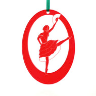 Spanish Chocolate Girl Laser-Etched Ornament - Ballet Gift Shop