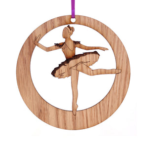 Sugar Plum Fairy Laser-Etched Ornament - Ballet Gift Shop