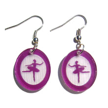 Load image into Gallery viewer, Sugar Plum Fairy Silhouette Earrings - Ballet Gift Shop